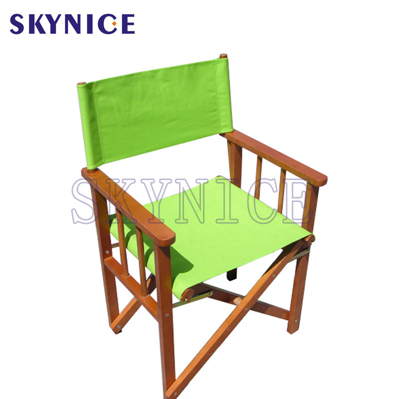 팔걸이 배 휴대용 좌석을 가진 나무로되는 폴딩 감독 의자